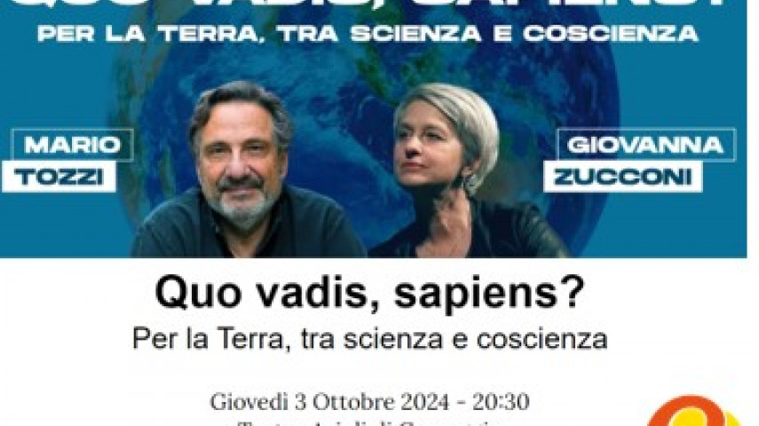 18.09.2024 - DUNA GROUP FOR “QUO VADIS, SAPIENS?” WITH MARIO TOZZI E GIOVANNA ZUCCONI