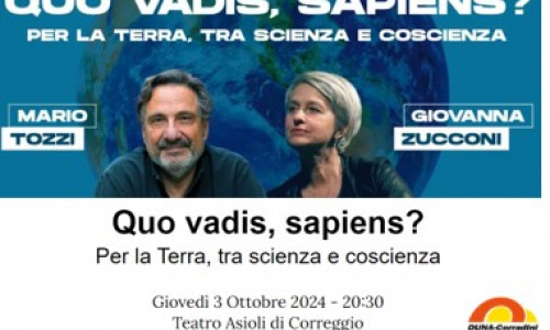 DUNA GROUP FOR “QUO VADIS, SAPIENS?” WITH MARIO TOZZI E GIOVANNA ZUCCONI