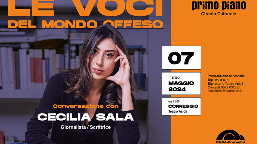 02.05.2024 - THE DUNA GROUP ALONGSIDE PRIMO PIANO FOR "LE VOCI DEL MONDO OFFESO" WITH CECILIA SALA