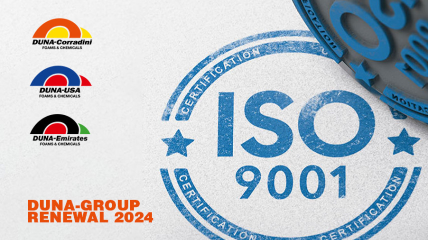 14.05.2024 - THE DUNA GROUP RECONFIRMS THE ISO 9001 CERTIFICATION FOR ALL SUBSIDIARIES